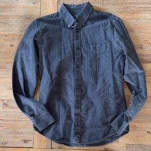 Everlane Uniform Charcoal Button-Down Shirt